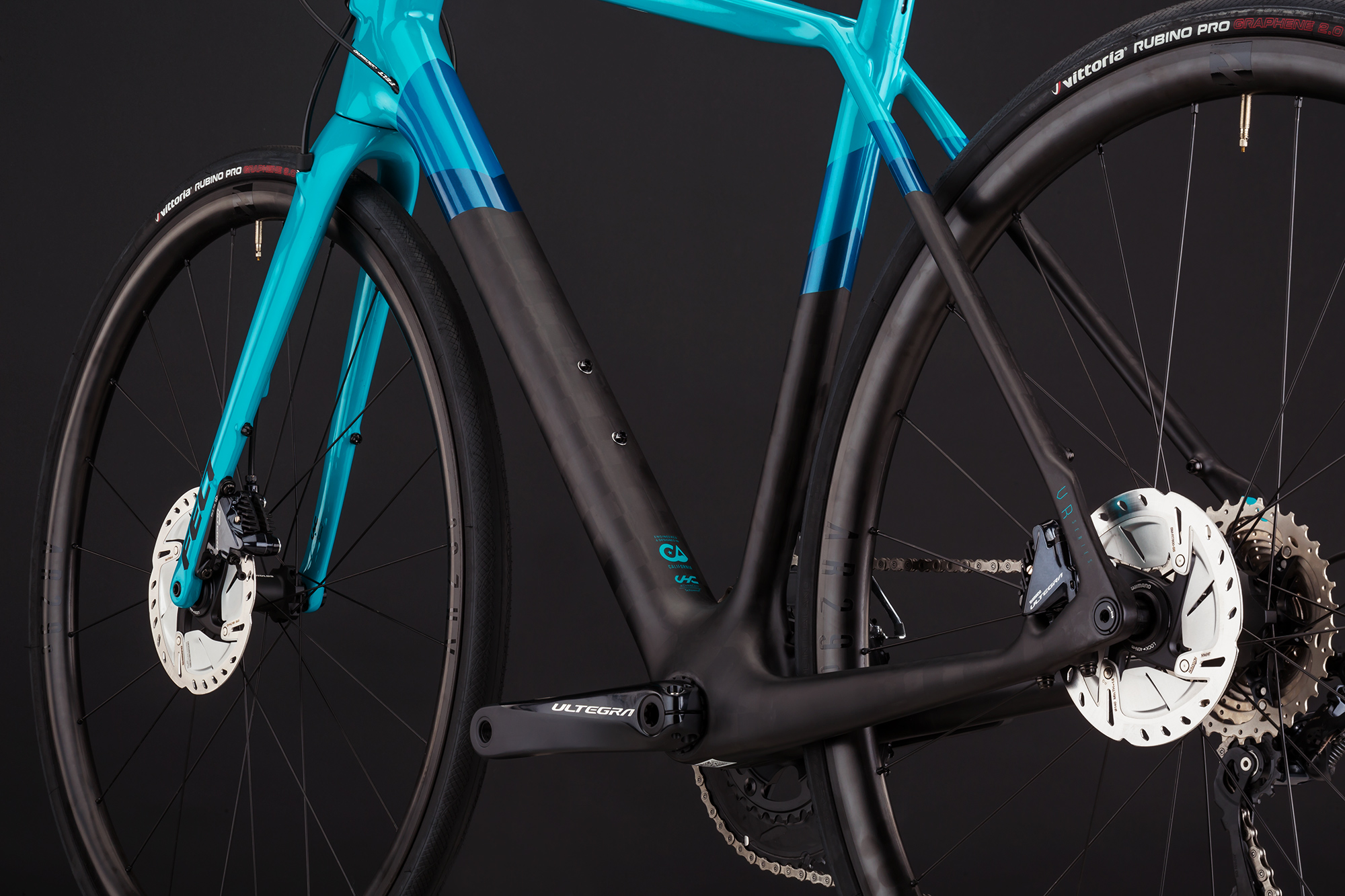 FELT VR Performance Ultegra Gloss Aqua Matte Carbon ROAD Fcykler